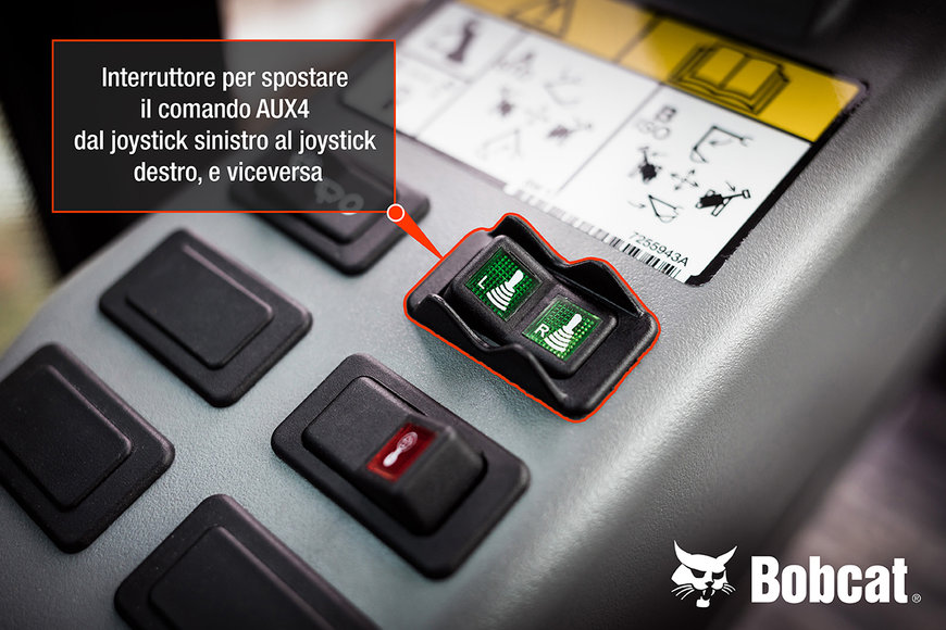 Il sistema di comando ausiliario avanzato selezionabile Bobcat per miniescavatori si aggiudica il Premio Innovazione Samoter 2020